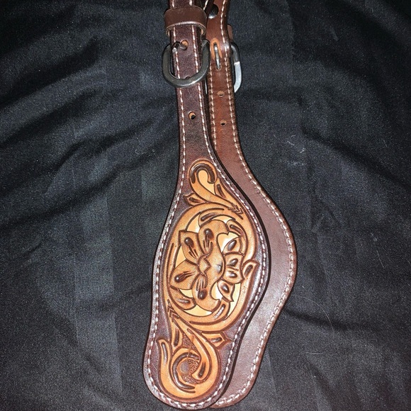 Circle Y of Yoakum Spur Straps - Picture 6 of 7